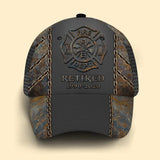 Personalized UK Firefighter Flag Custom Time Cap 3D Printed QTKH241106