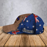 Personalized Australian Police Department Custom Name & Time Cap 3D Printed AHVA241186