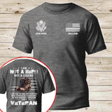 Personalized I Am Not A Hero Not A Legend I Am One Of The One Percent Who Served As Guardians Of Our Nation's Freedom I Am A Veteran US Veteran Logo T-shirt Printed QTHN241259