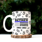 Personalized Retired US Police Custom Time Police Logo Mug Printed AHHN241286