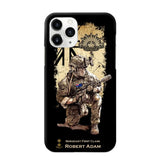 Personalized Australian Veteran Logo Custom Name & Rank Gold Phonecase Printed LVA241528