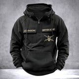 Personalized UK Army Veteran Been There Done That & Damn Proud Of It American Retro Hooded Sweatshirt Printed LVA241621