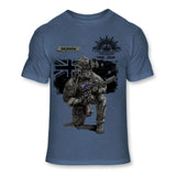 Personalized Australian Veteran Camo Custom Name & Time T-shirt Printed VQ241619