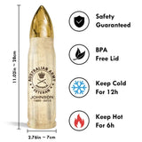 Personalized Australian Veteran Logo Custom Name & Time Bullet Tumbler Printed AHVQ241628