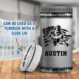 Personalized US Welder Working US Flag Can Cooler 16oz Printed VQ241685