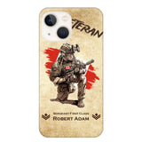 Personalized Canadian Veteran Custom Name & Rank Phonecase Printed AHHN241696