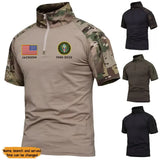 Personalized US Military Logo Custom Name & Time Hiking Army Shirt Printed KVH241817