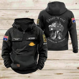 Personalized I Walked The Walk Australian Veteran Australian Military Logo & Rank Camo American Retro Hooded Sweatshirt Printed AHVA241939