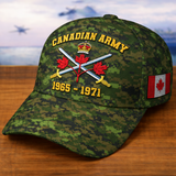 Personalized Premium Canadian  Embroidered Veterans Hats C20032602 , Gifts For Veterans, Gifts For Independence Day, Veterans Day.