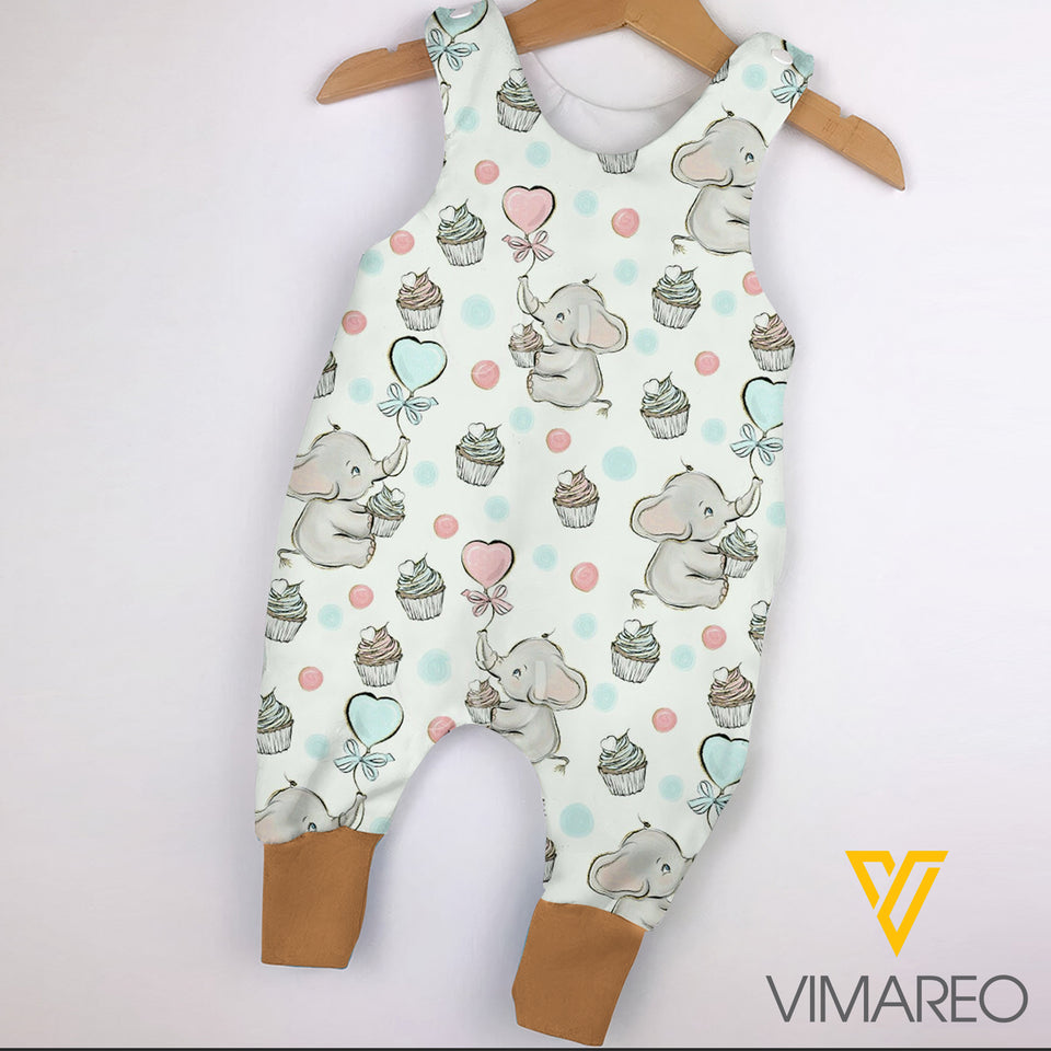 Elephant Baby Romper CEEFD1