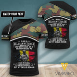 PHN Customized Belgium Veterans Tshirt Printed AUG-LN31
