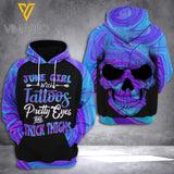 June Girl 3D printed hoodie XNDHR