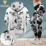 MARCH GIRL ARE SUNSHINE HOODIE + LEGGING 3D PRINTED DEC-HC31