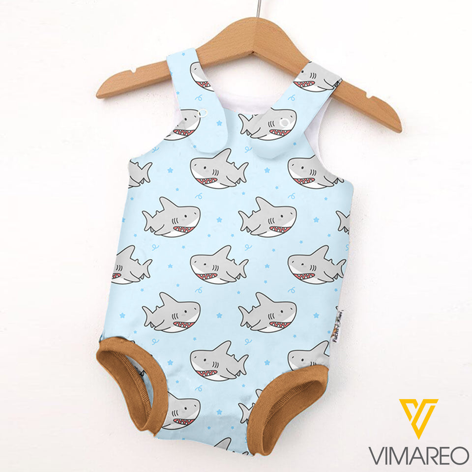 Shark Baby Romper CEEFD4