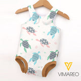 Turtle Baby Romper CEEFD4