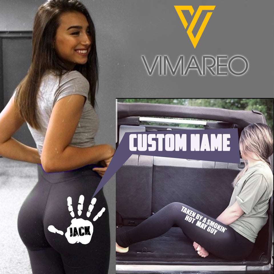 Personalized Taken By A Smokin' Hot May Guy Legging SEP-NL17
