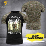 CUSTOMIZED HUNTING COUPLES 3D PRINTED TSHIRT TNDT