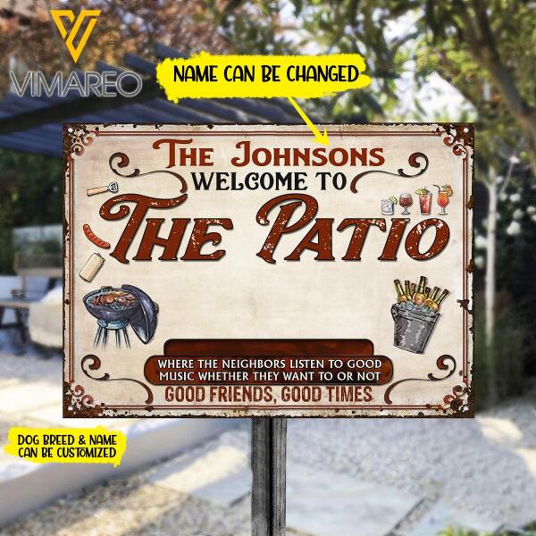PERSONALIZED LINEMAN BAR & GRILL PRINTED METAL SIGN JUE-QH28