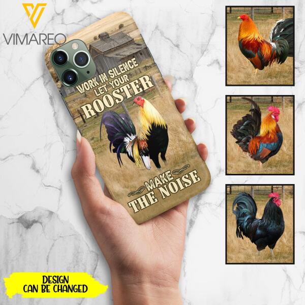 CUSTOMIZED ROOSTER PHONE CASE PRINTED 3D NEYTJU02