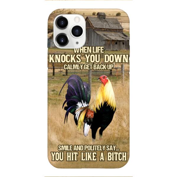 CUSTOMIZED ROOSTER PHONE CASE PRINTED 3D NEYTJU02