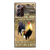 CUSTOMIZED ROOSTER PHONE CASE PRINTED 3D NEYTJU02