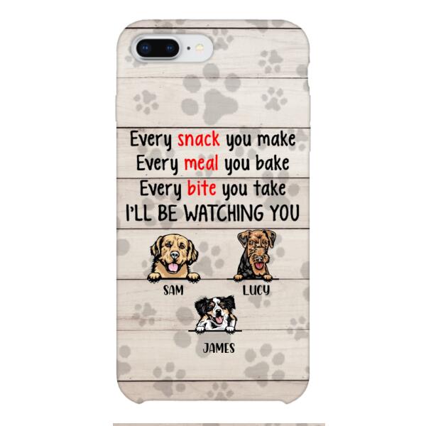 CUSTOMIZED DOG WATCHING YOU PHONE CASE TNTQ0207