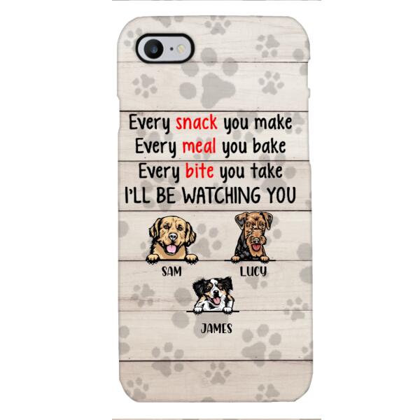 CUSTOMIZED DOG WATCHING YOU PHONE CASE TNTQ0207