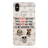 CUSTOMIZED DOG WATCHING YOU PHONE CASE TNTQ0207