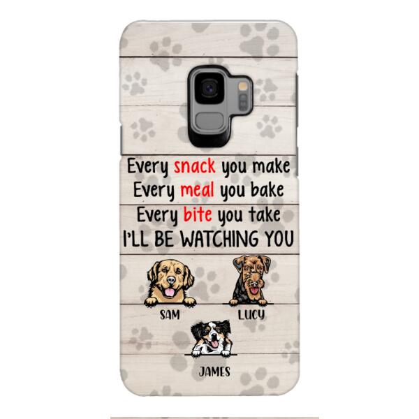 CUSTOMIZED DOG WATCHING YOU PHONE CASE TNTQ0207
