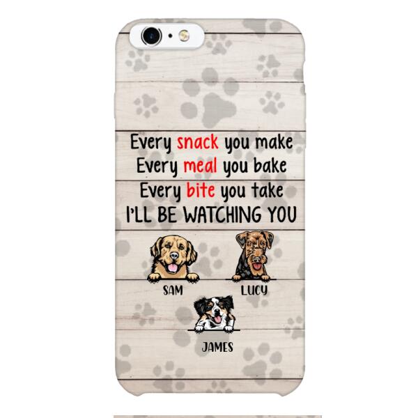 CUSTOMIZED DOG WATCHING YOU PHONE CASE TNTQ0207