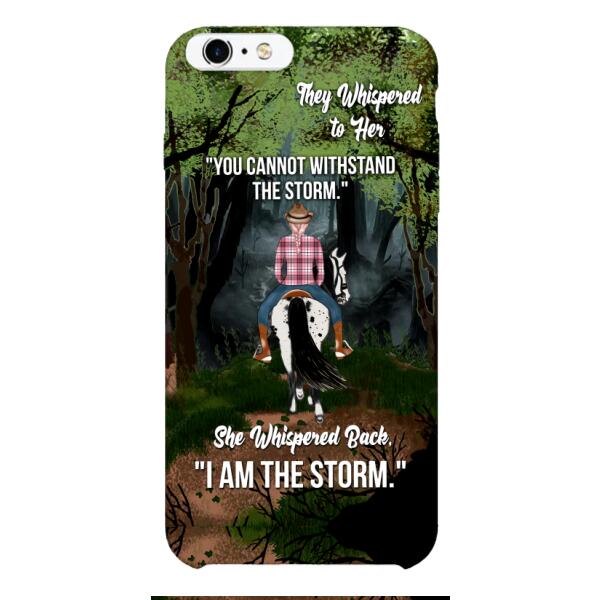 Personalized Woman Storm Phone Case Printed JUL-MA01