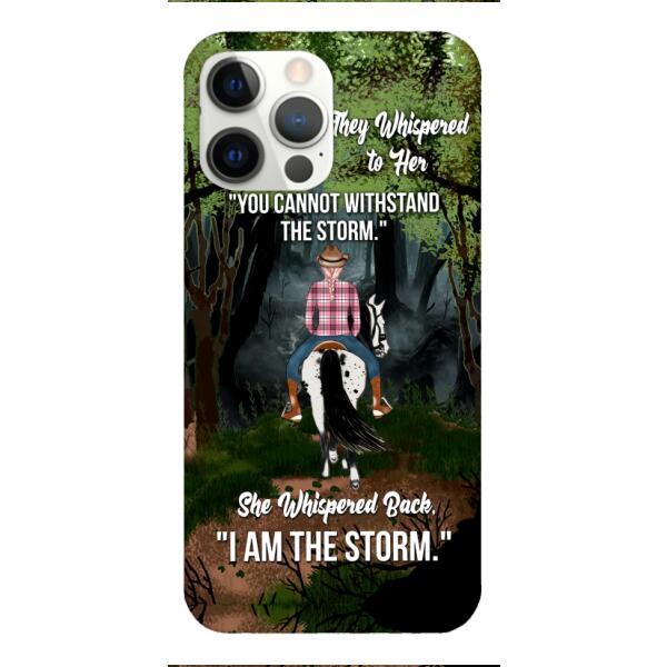 Personalized Woman Storm Phone Case Printed JUL-MA01