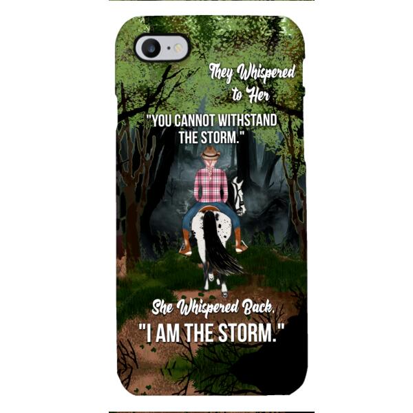 Personalized Woman Storm Phone Case Printed JUL-MA01