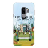 CUSTOMIZED HORSE TO THE FARM AND BACK PHONE CASE