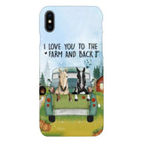 CUSTOMIZED HORSE TO THE FARM AND BACK PHONE CASE