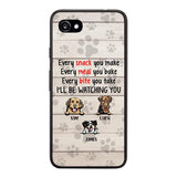 CUSTOMIZED DOG WATCHING YOU PHONE CASE TNTQ0207