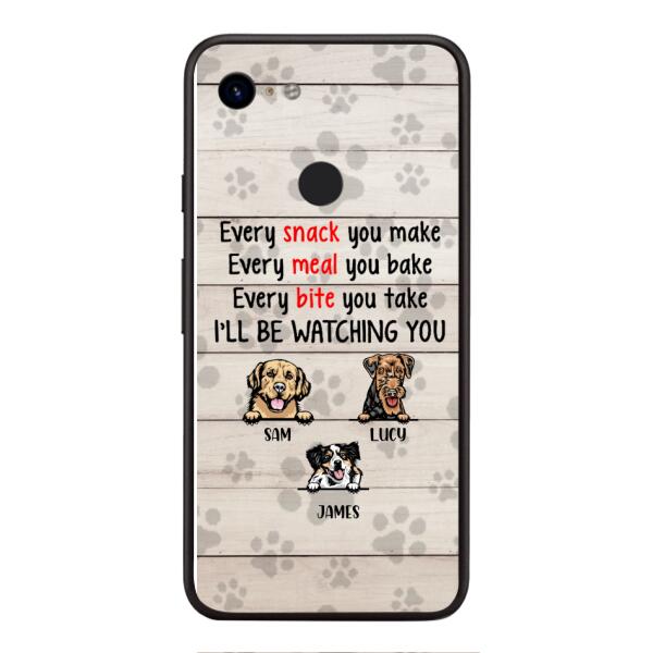 CUSTOMIZED DOG WATCHING YOU PHONE CASE TNTQ0207