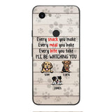 CUSTOMIZED DOG WATCHING YOU PHONE CASE TNTQ0207