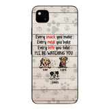 CUSTOMIZED DOG WATCHING YOU PHONE CASE TNTQ0207