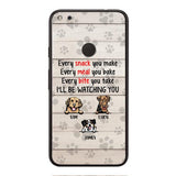CUSTOMIZED DOG WATCHING YOU PHONE CASE TNTQ0207