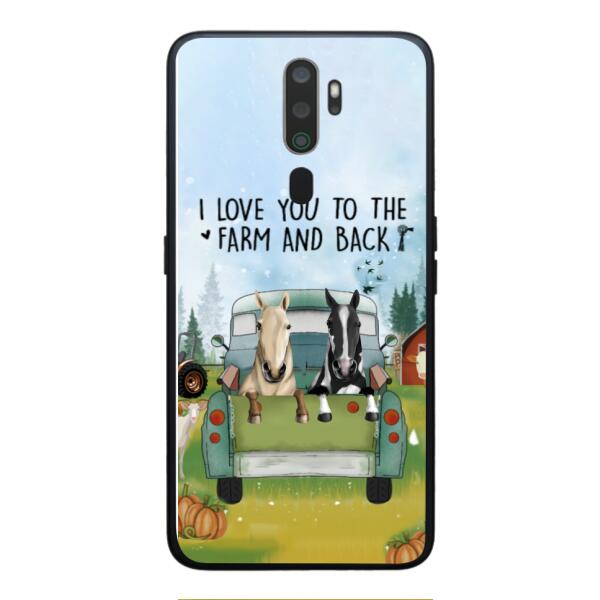 CUSTOMIZED HORSE TO THE FARM AND BACK PHONE CASE