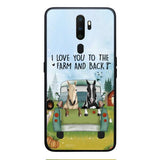 CUSTOMIZED HORSE TO THE FARM AND BACK PHONE CASE