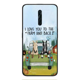 CUSTOMIZED HORSE TO THE FARM AND BACK PHONE CASE