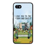 CUSTOMIZED HORSE TO THE FARM AND BACK PHONE CASE