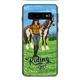 PERSONALIZED RIDING GIRL PHONE CASE PRINTED 3D NEYQ02