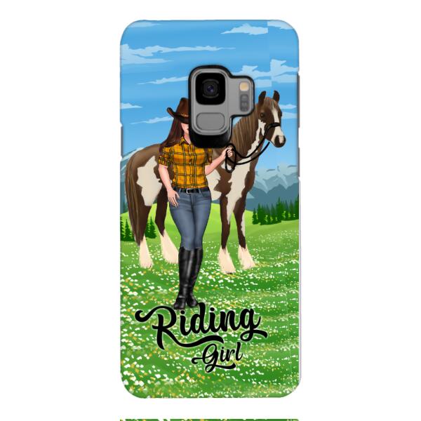 PERSONALIZED RIDING GIRL PHONE CASE PRINTED 3D NEYQ02