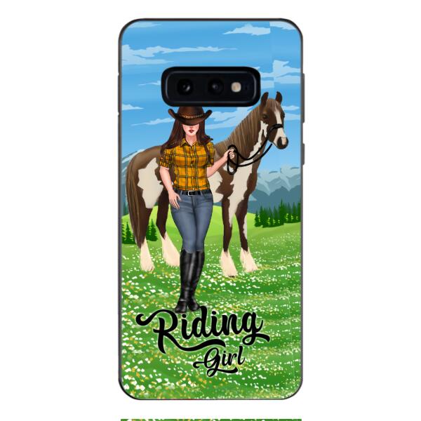 PERSONALIZED RIDING GIRL PHONE CASE PRINTED 3D NEYQ02