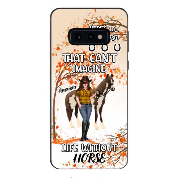 Personalized Life Without Horse Phone Case JUL-MD02
