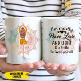 CUSTOMIZED YOGA GIRL MUG TNDT0307