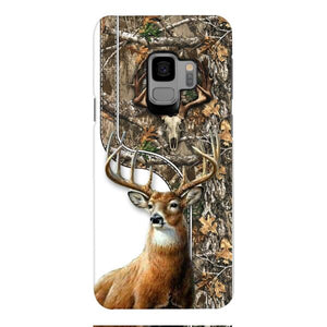 DEER HUNTING PERSONALIZED PHONE CASE 3D PRINTED